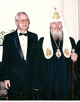 Paul Culton and Patriarch ALEXY II