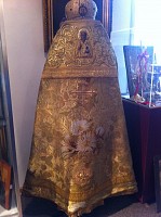 Vestment of Mitred Archpriest Joseph Dankevich in the Metropolitans Museum at St. Tikhon's Monastery